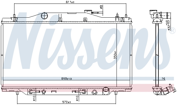 Nissens Radiateur 606988