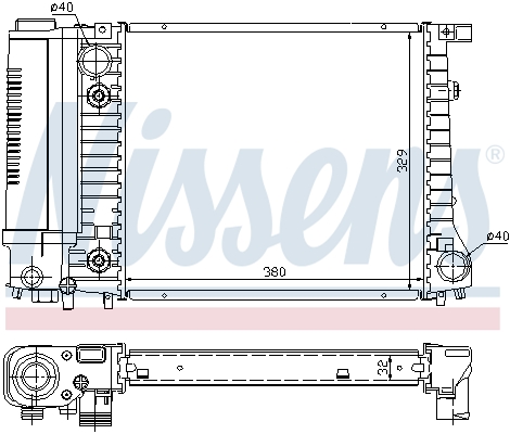 Nissens Radiateur 60731A