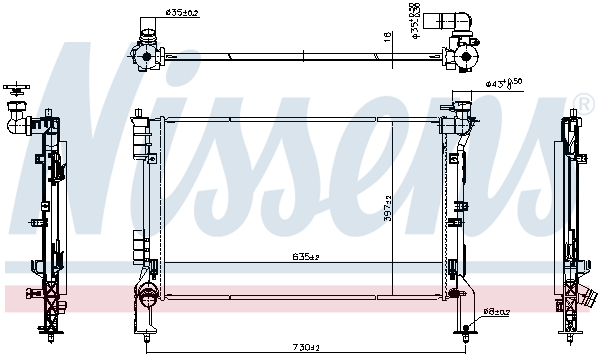 Nissens Radiateur 607322