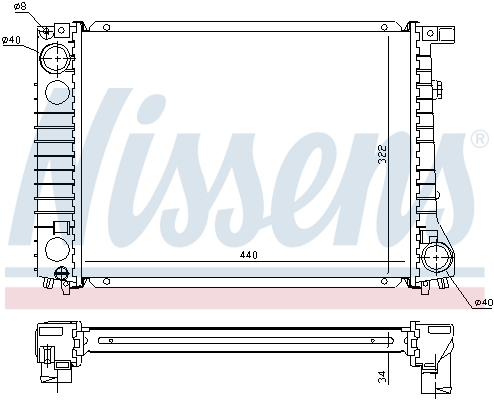 Nissens Radiateur 60797