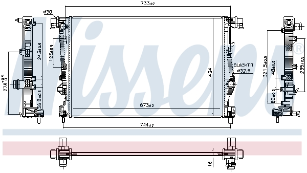 Nissens Radiateur 61042