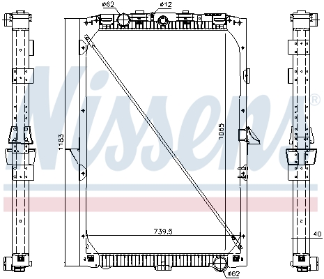 Nissens Radiateur 61447