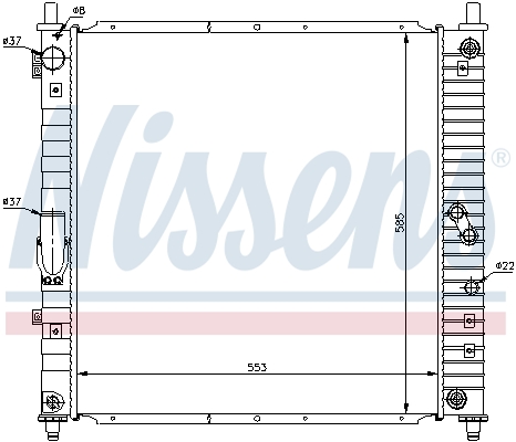 Nissens Radiateur 61643