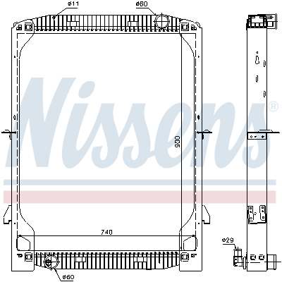 Nissens Radiateur 61971A