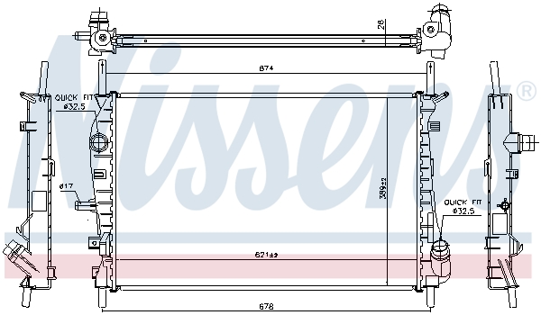 Nissens Radiateur 62023A