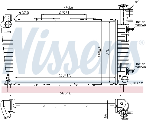 Nissens Radiateur 62064