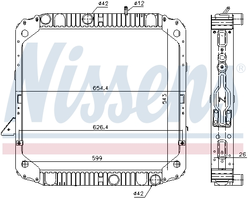 Nissens Radiateur 62743