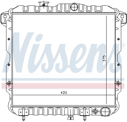 Nissens Radiateur 62814