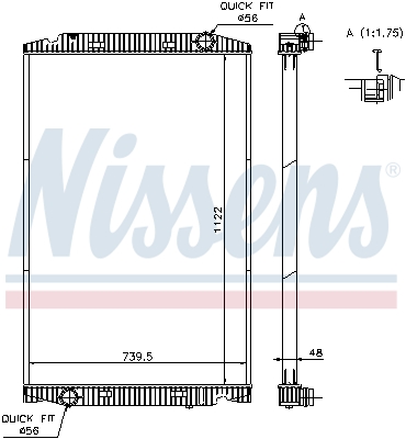 Nissens Radiateur 63329A