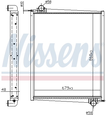 Nissens Radiateur 64068A