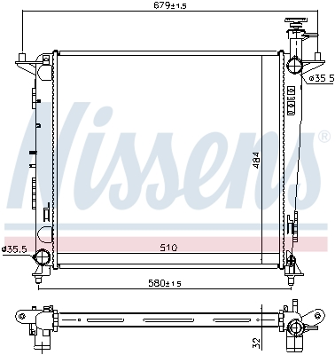 Nissens Radiateur 666222