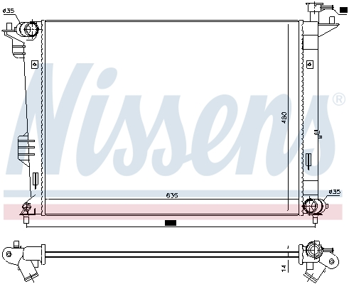 Nissens Radiateur 66764