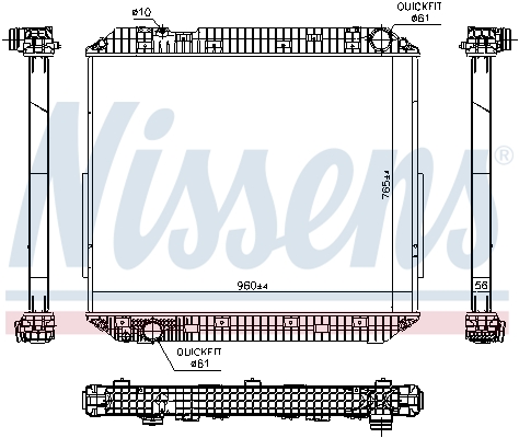 Nissens Radiateur 671780