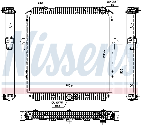 Nissens Radiateur 67191