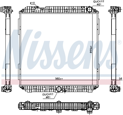 Nissens Radiateur 672930