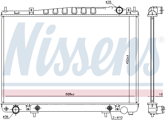 Nissens Radiateur 681209