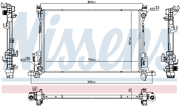 Nissens Radiateur 686807