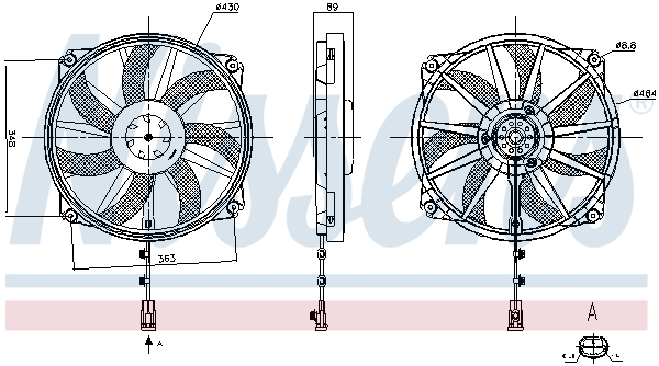 Nissens Koelventilatorwiel 850109