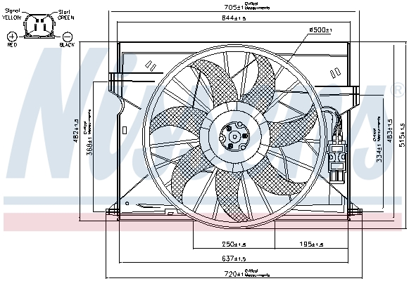 Nissens Koelventilatorwiel 85077