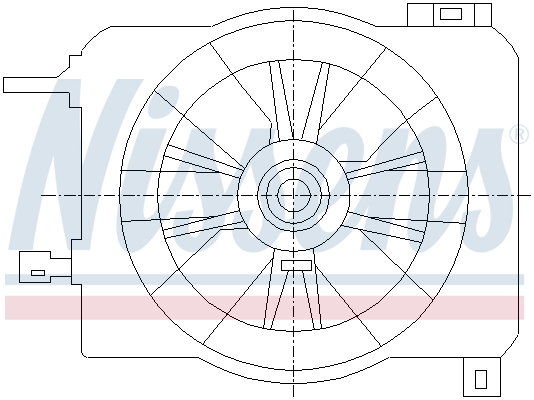 Nissens Ventilatorwiel-motorkoeling 85419