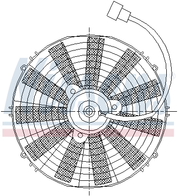 Nissens Ventilatorwiel-motorkoeling 85984