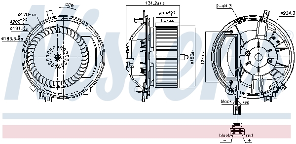 Nissens Interieurventilatie 87527