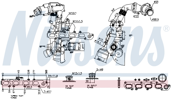 Nissens Turbocharger 93516