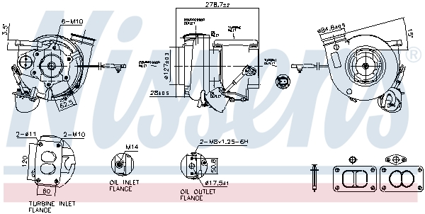 Nissens Turbolader 93721