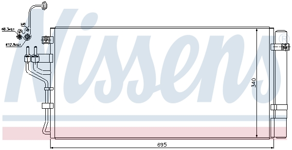 Nissens Airco condensor 940249