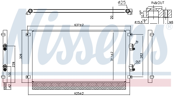 Nissens Airco condensor 941294
