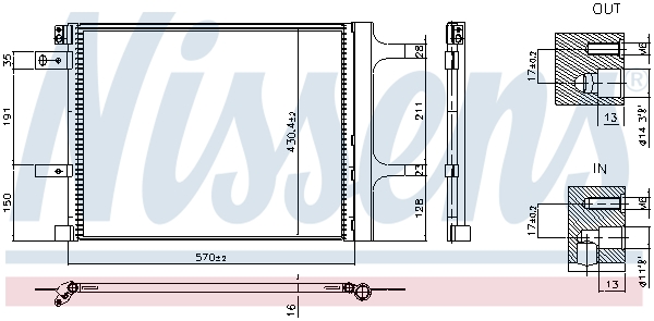 Nissens Condensor, airconditioning 941399