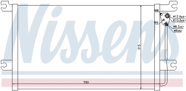 Nissens Airco condensor 94900