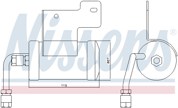 Nissens Airco droger/filter 95382