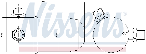 Nissens Airco droger/filter 95392