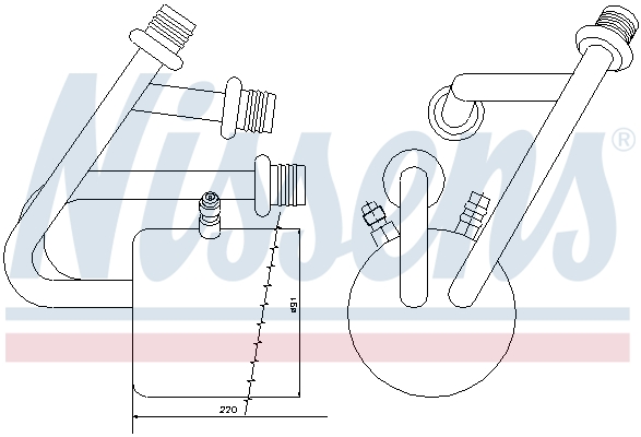 Nissens Airco droger/filter 95394