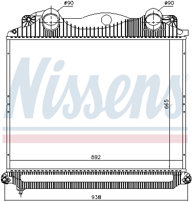 Nissens Interkoeler 97034