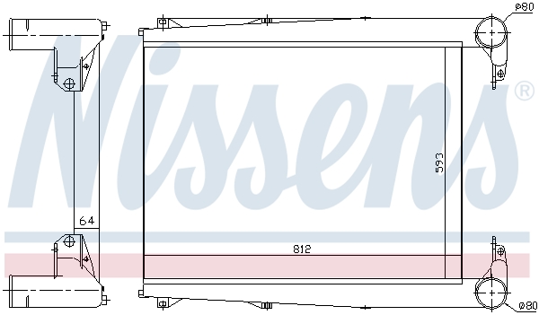 Nissens Interkoeler 97074
