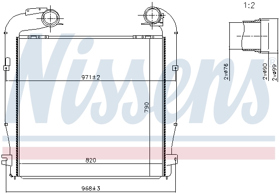 Nissens Interkoeler 97080