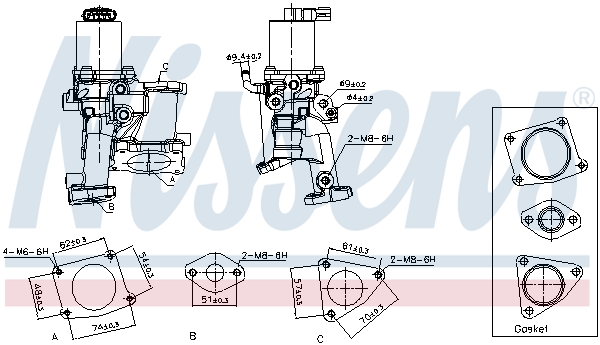 Nissens EGR-klep 98513
