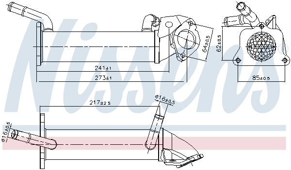 Nissens EGR koeler 989401