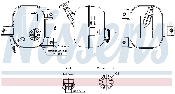 Nissens Expansievat 996246