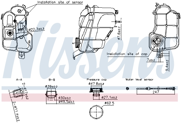 Nissens Expansievat 996294