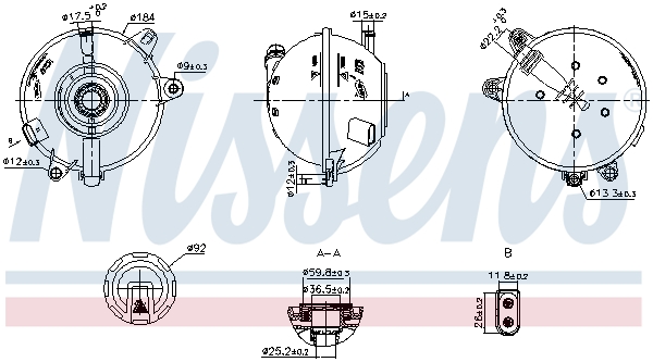 Nissens Expansievat 996324