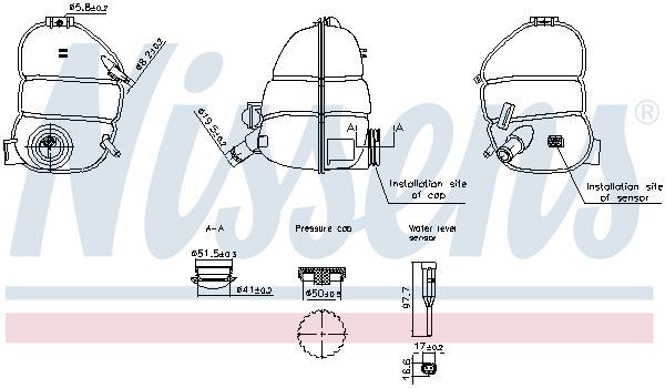 Nissens Expansievat 996340