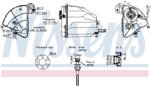 Nissens Expansievat 996358