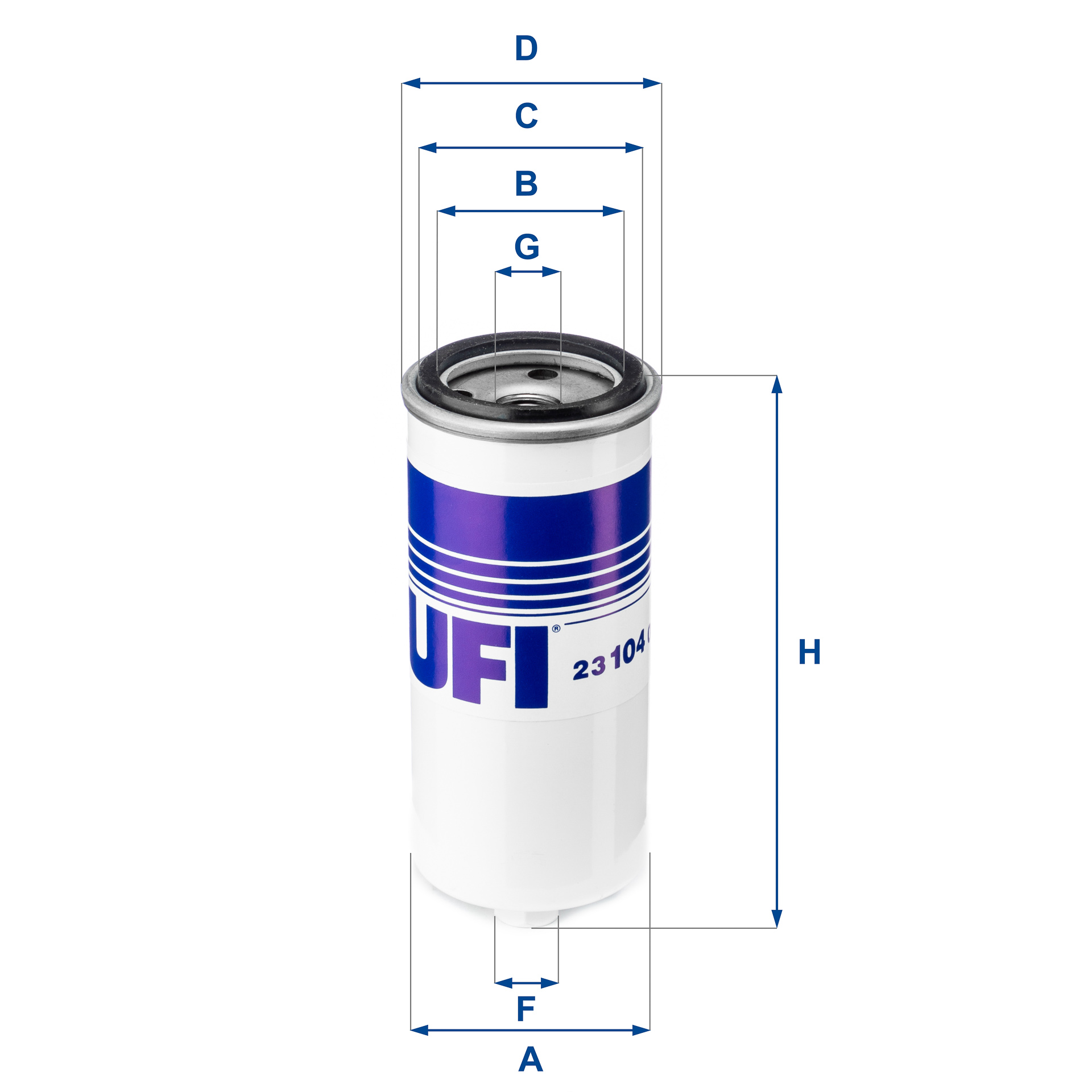 UFI Filter/oliezeef automaatbak 23.104.00