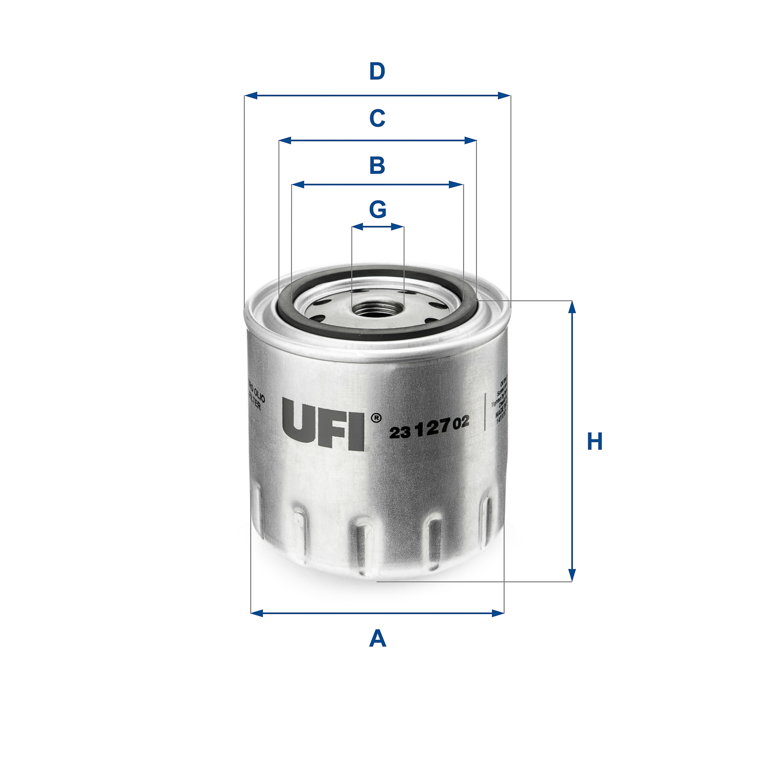 UFI Oliefilter 23.127.02