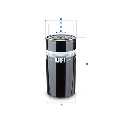 UFI Filter/oliezeef automaatbak 23.412.00