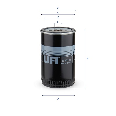 UFI Filter/oliezeef automaatbak 23.603.00