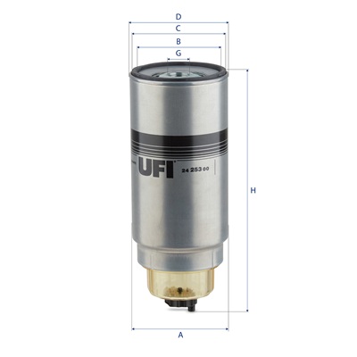 UFI Brandstoffilter 24.253.00